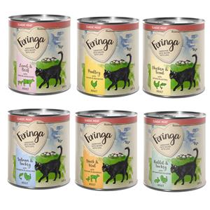 Feringa 6 x 800 g  Menu Duo Kattenvoer - Gemengd pakket (6 soorten)