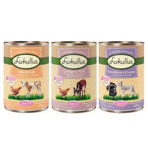 Lukullus Natuurvoer Junior Probeerpakketten - Mix 2: 6 x 400 g