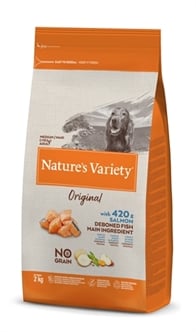 Natures Variety Original Adult Medium / Maxi Salmon No Grain 2KG