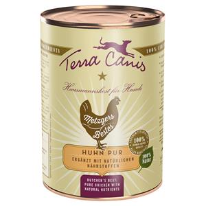 12 x 400 g Terra Canis Butchers Best Pure Chicken hondenvoer nat