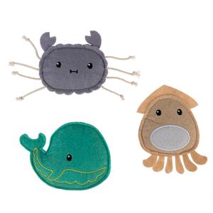 TIAKI Kattenspeelgoedset Ocean Gang met Kattenkruid