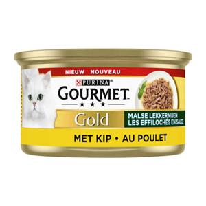 Gourmet Gold Malse Lekkernijen - Kattenvoer - Kip 85 g
