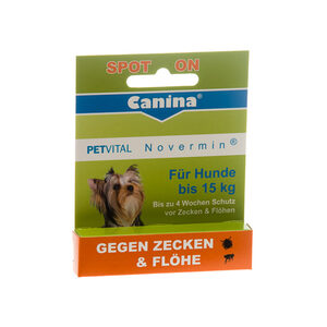 Canina Petvital Novermin kleine Hunde - 2 ml
