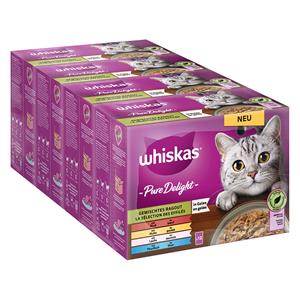 48x85g Gemengde Ragout in Gelei Pure Delight Whiskas Kattenvoer