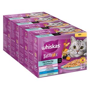 Whiskas Multipack  Tasty Mix Portiezakjes 48 x 85 g - Fish of the Day in saus