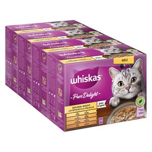 48x85g Gevogelte Ragout in Gelei Pure Delight Whiskas Kattenvoer