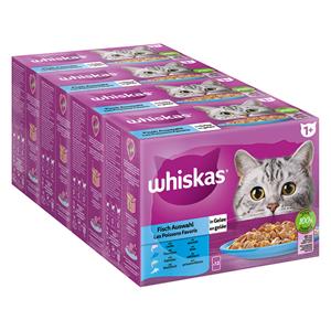 Whiskas Multipack 1+ Fisch Auswahl in Gelee 12 x 85g
