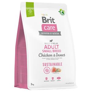 Brit Care - Dog - Sustainable Adult Small Breed - Huhn & Insekten - 3 kg