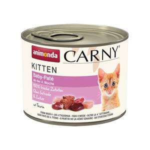 Animonda Carny 12 x 200 g Carny Kitten Baby-Paté animonda Kattenvoer