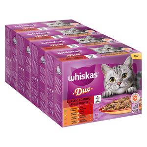 Whiskas Gemengd pakket  Duo Portiezakjes 48 x 85 g - Classic Combos in Gelei