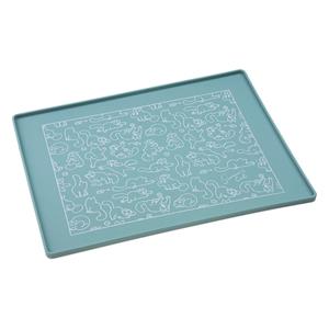 Simon&acute;s Cat Simon's Cat Voerbakmat, turquoise - L 40 x B 30 cm