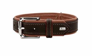 HUNTER Hondenhalsband Canadian Up, zwart-cognac