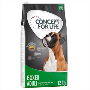 2 x 12 kg / 2 x 4 kg Concept for Life voor een speciale prijs! - Boxer Adult (2 x 12 kg)