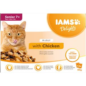 Pouch senior chicken jelly mp 85g - Hortus