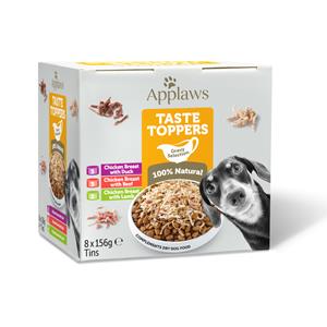 Applaws Dog Taste Toppers Multipack in jus 8 x 156 gr.