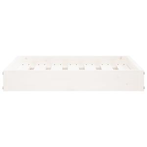 VidaXL Hondenmand 61,5x49x9 cm massief grenenhout wit