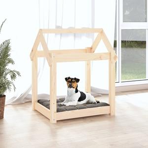 Vidaxl Hundebett 61x50x70 Cm Massivholz Kiefer