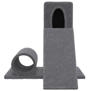 VidaXL Kattenmeubel met sisal krabpalen 59 cm donkergrijs