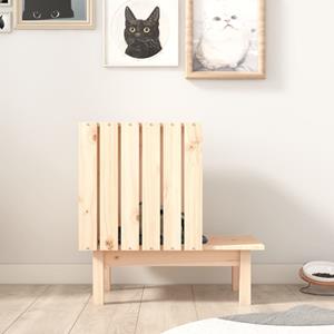 VidaXL Kattenhuis 60x36x60 cm massief grenenhout