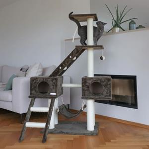 Kerbl Kattenkrabpaal Granat 150 cm donkergrijs