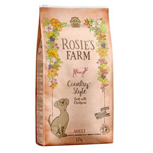 Rosie's Farm - Rundvlees met Zoete Aardappelen en Kikkererwten - Dubbelpak: 2 x 12 kg