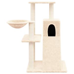 vidaxl Kattenmeubel met sisal krabpalen 82 cm crmekleurig