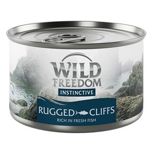 6 x 140 g Wild Freedom Instinctive Rugged Cliffs - Tonijn Katten Natvoer