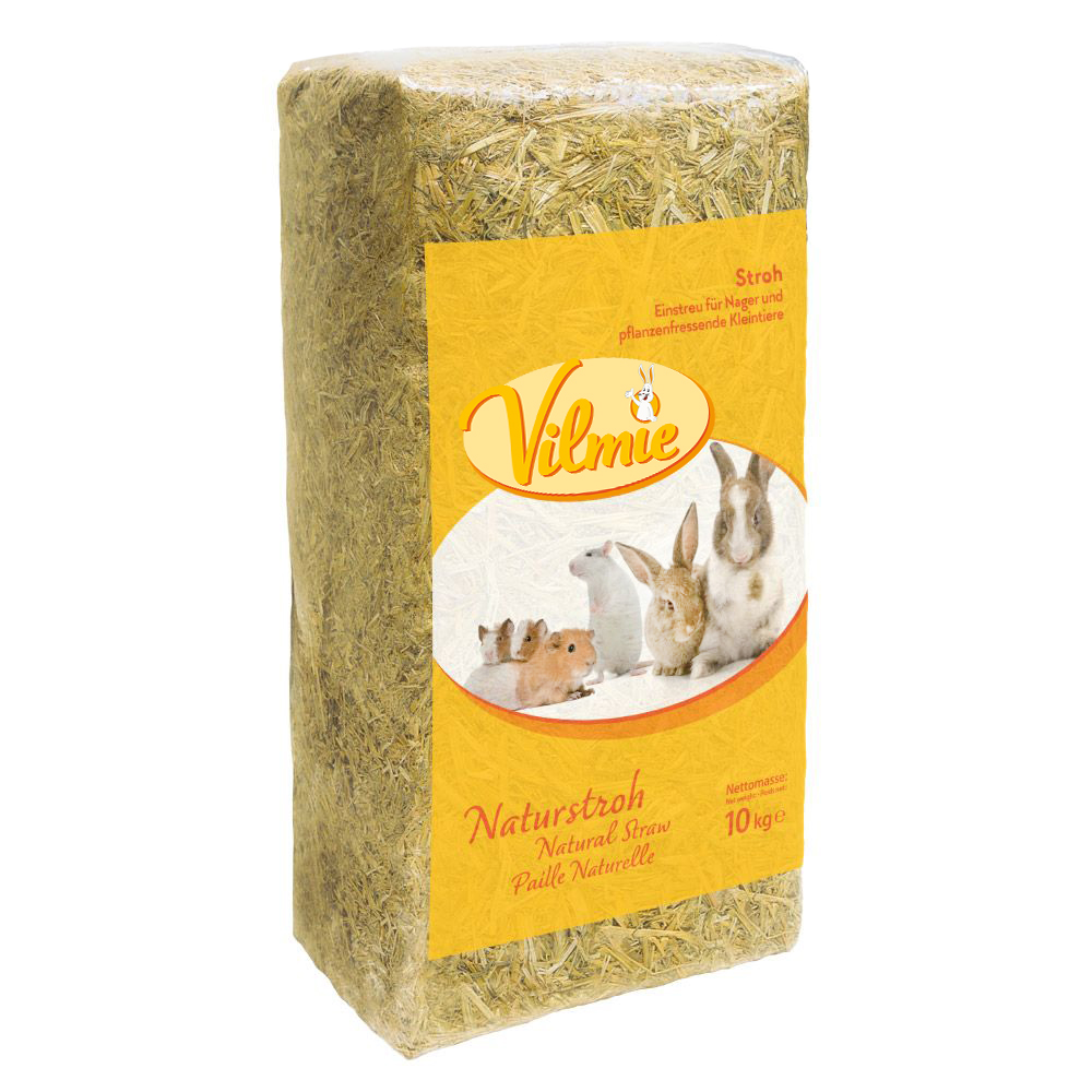10kg Vilmie Natuurstro voor Konijnen en Knaagdieren