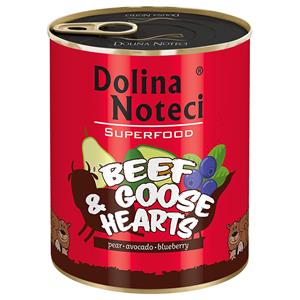 Dolina Noteci 12x 800g  Superfood Rund en Ganzenhartjes Hondenvoer nat