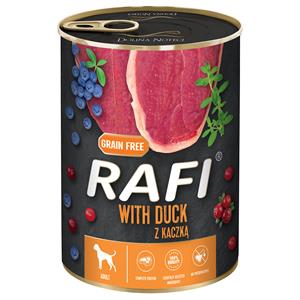 24x400g RAFI Adult met Eend, Bosbes en Veenbes nat hondenvoer