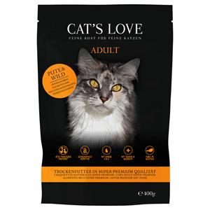 400g Cat's Love Adult Kalkoen & Wild Droog Kattenvoer