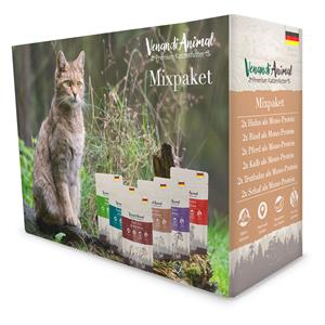 12x 125g Venandi Animal Monoprotein Mix II (6 soorten) nat kattenvoer