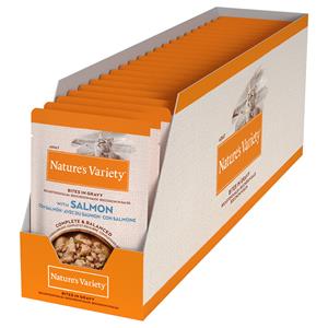 Nature’s Variety Nature's Variety Bites in Saus 22 x 85 g Kattenvoer - met Zalm