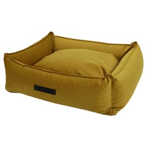 Wooff Hondenmand Cocoon Velours Oker Medium 70 x 60 x 20 cm