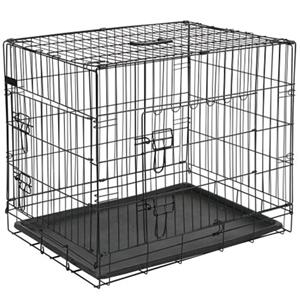 @Pet Hondenbench 50,8x30,5x35,5 cm metaal  zwart 15006