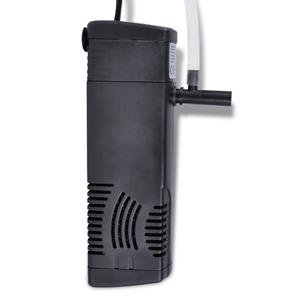 VidaXL Aquariumfilterpomp met actief koolstof 300 l/u