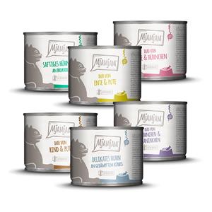 6x 200g Mixpack MjAMjAM Mix 2 (6 soorten) nat kattenvoer