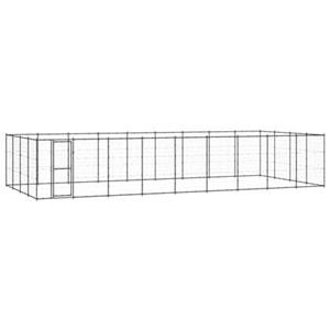 VIDAXL Outdoor-hundezwinger Stahl 43,56 M²