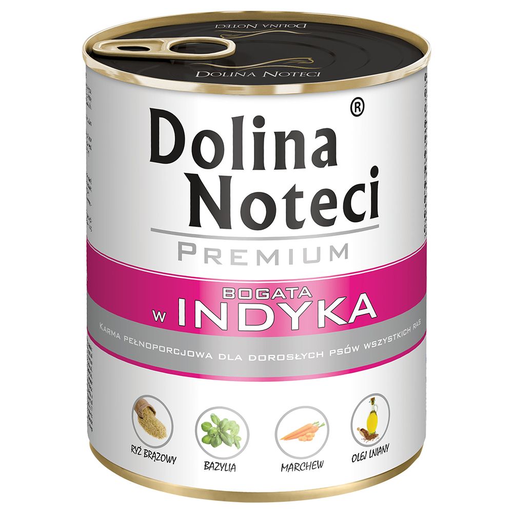 24x800g Lam, Rund, Kalkoen & Eend Dolina Noteci Premium Hondenvoer