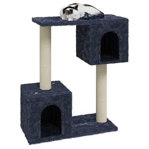 VidaXL Kattenmeubel met sisal krabpalen 60 cm donkergrijs