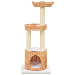 VIDAXL Katzen-kratzbaum Sisal Natürliches Weidenholz