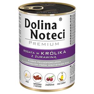 24x400g Dolina Noteci Premium Konijn met veenbessen hondenvoer nat