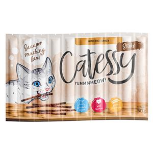 50x5g Sticks BBQ Kalkoen Catessy Kattensnacks