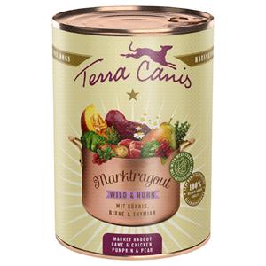 Voordeelpakket Terra Canis Marktragout 12 x 385 g - Wild & Kip met Pompoen, Peer & Tijm