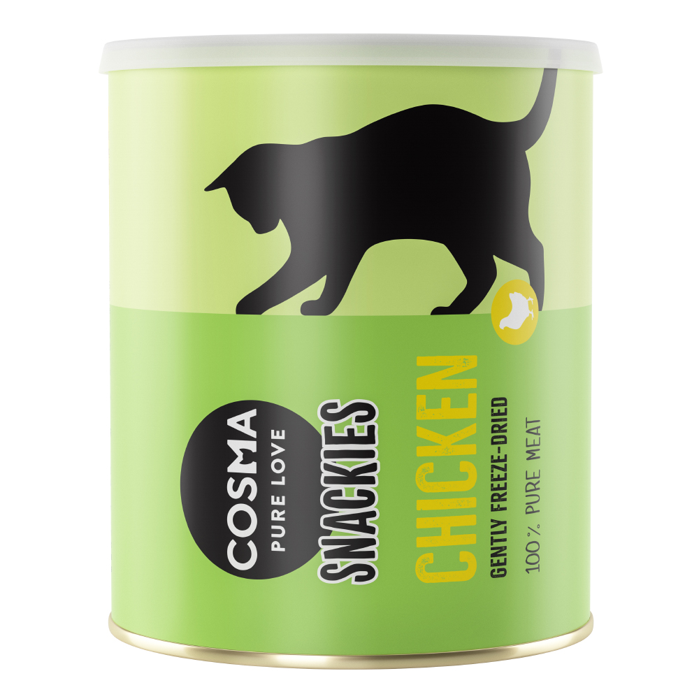 160g Snackies Maxi Tube Gevriesdroogde Kip Cosma Kattensnacks