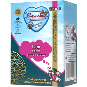 Renske Vers Graanvrij - Tetrapack 375 g - Hondenvoer - Lam