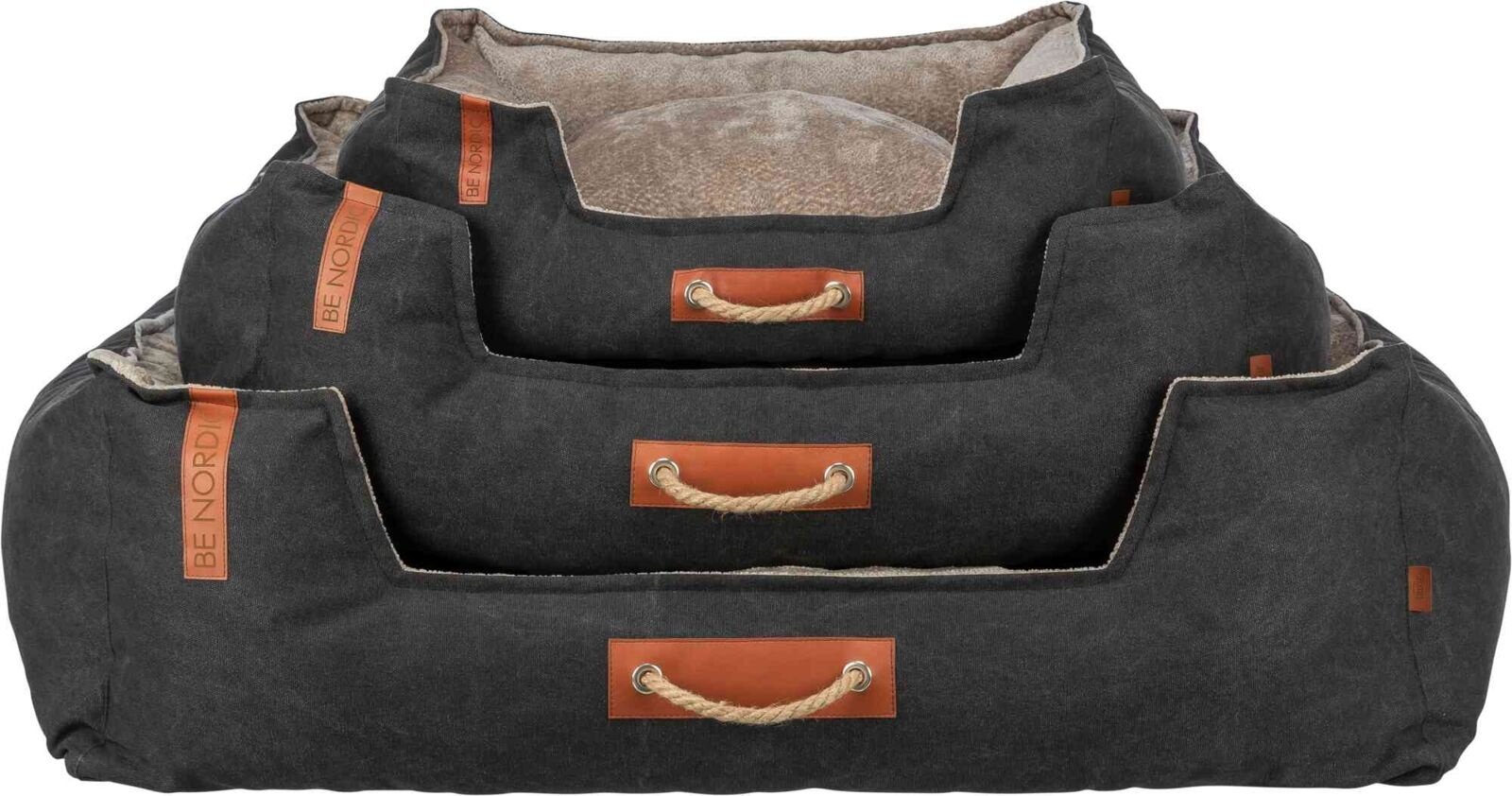 Trixie be nordic hondenmand fohr zwart / zand
