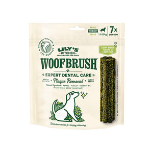 7x 28g Lily's Kitchen Woofbrush Dental Sticks voor middelgrote honden