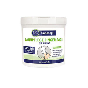 2x 50 Canosept Dental Care vingerkussentjes voor honden