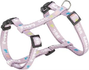 Trixie Junior Puppy H-Harness with Lead M-L: 27-45cm/10mm 2m. light lilac